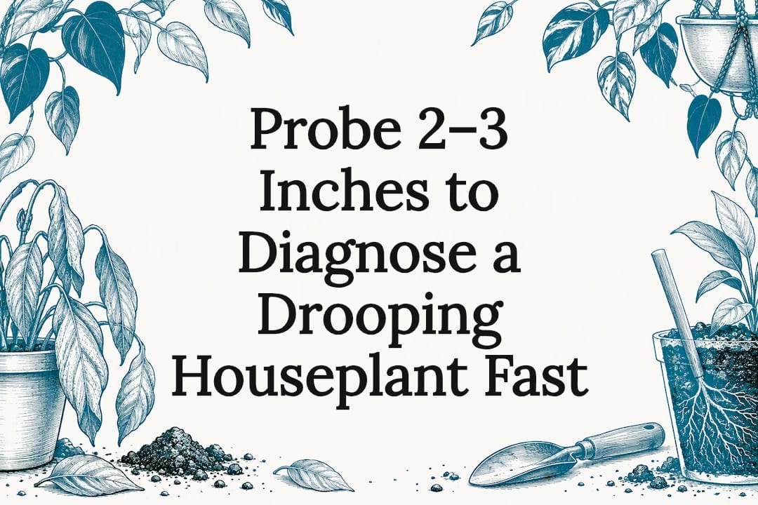 Sketch-framed title card about plant diagnosis