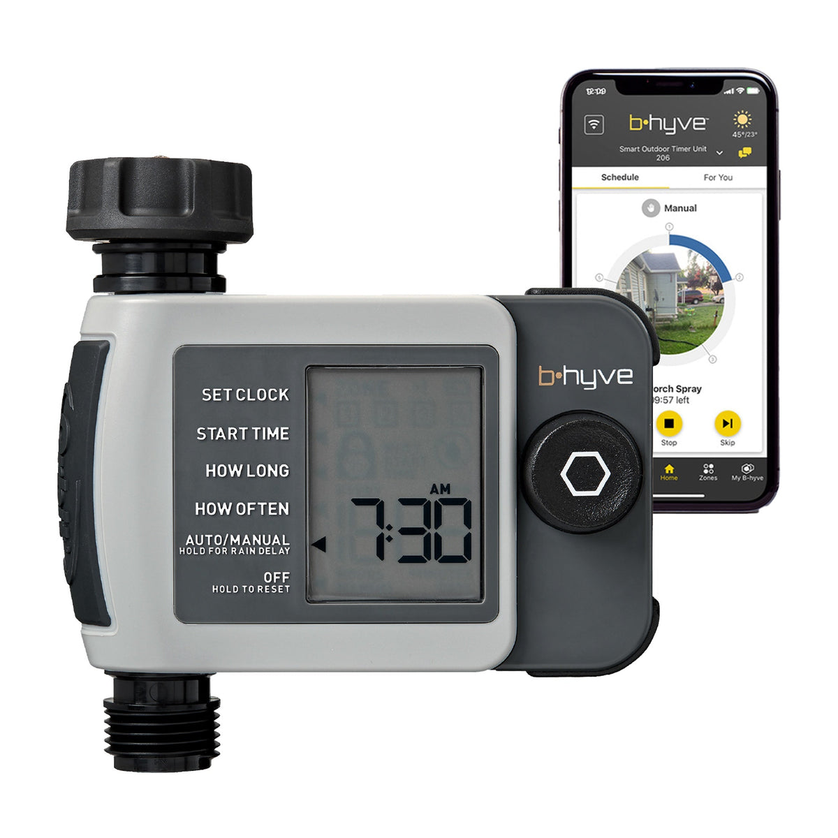 B-hyve Xd Bluetooth 1-Outlet Hose Faucet Timer 24511