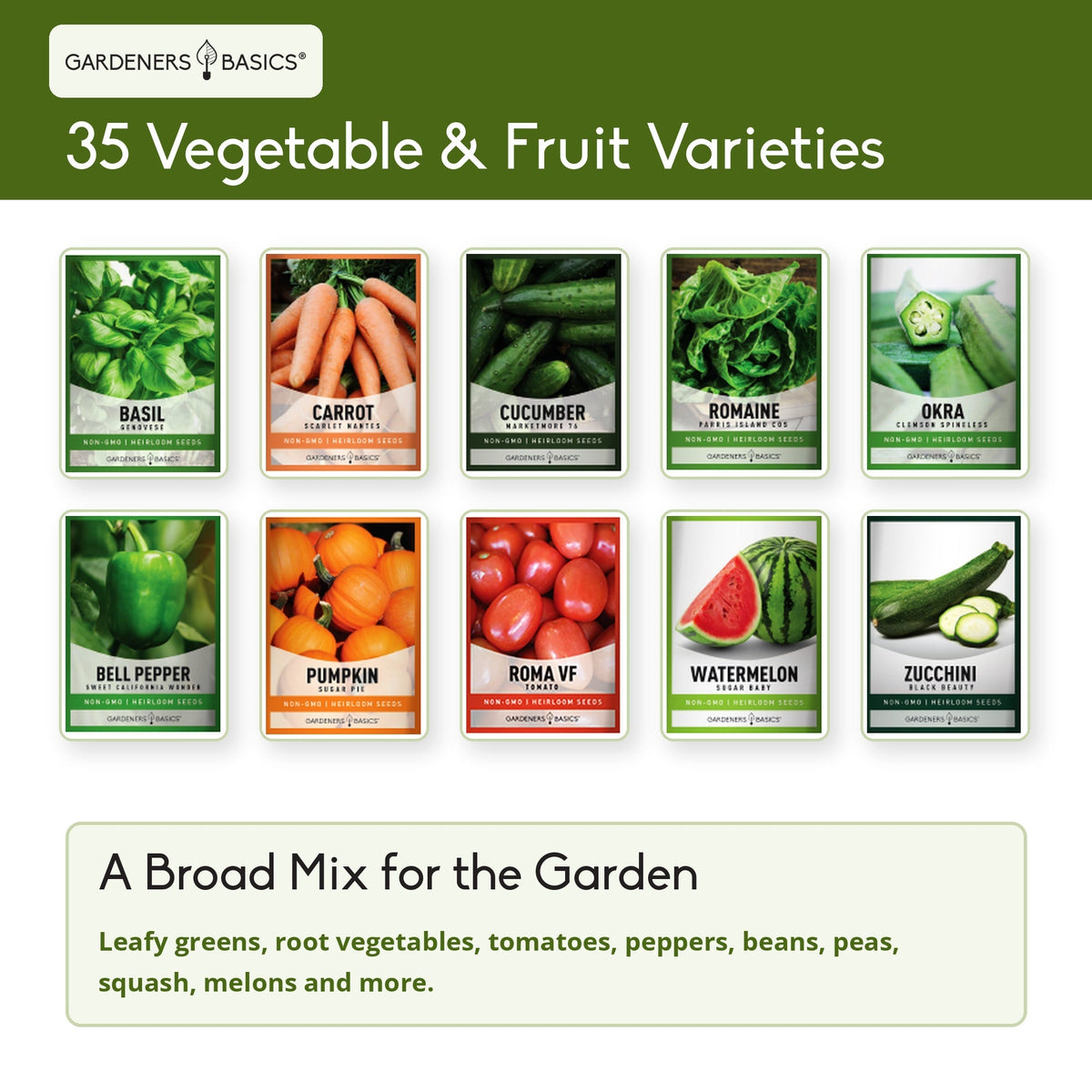 Vegetable Seed Vault Kit – 35 Variety Pack – photo 3