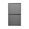 [04X07FT] Premium Adjustable Aluminum Louvered Pergola With Side Wall Panel