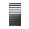 [04X07FT] Premium Adjustable Aluminum Louvered Pergola With Side Wall Panel