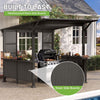 [09X10FT] Premium Outdoor Hardtop Grill Gazebo With Shelves