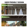 [09X10FT] Premium Outdoor Hardtop Grill Gazebo With Shelves