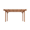 [10X12FT] Premium Extra Large Outdoor Weather-Resistant Wooden Grape Pergola