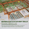 [10X12FT] Premium Extra Large Outdoor Weather-Resistant Wooden Grape Pergola