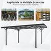 [10X16FT] Heavy-Duty Outdoor Driveway Pergola With Aluminum Alloy Frame And Polycarbonate Panels
