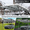 [10X16FT] Heavy-Duty Outdoor Driveway Pergola With Aluminum Alloy Frame And Polycarbonate Panels