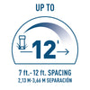 12-ft. Adjustable Pattern Spray Sprinkler Nozzle 53583