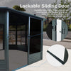 [12X12FT] Large Octagonal Sunroom Solarium With Lockable Sliding Doors And Galvanized Steel Sloping Roof