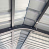 [12X20FT] Heavy-Duty Metal Carport With Galvanized Steel Roof For Car, Boats And Trucks, Gray