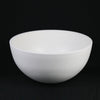 2-Piece White Plastic Planter Bowls – Modern Minimalist Design