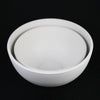 2-Piece White Plastic Planter Bowls – Modern Minimalist Design