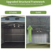 [13x20FT] Large Heavy-Duty Outdoor Metal Storage Shed With Double Doors