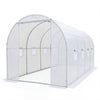 Walk-in Tunnel Greenhouse 15 x 7 x 7 ft with PE Cover