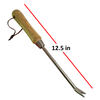 Stainless Steel Garden Dandelion Weeder (classic wood handle)