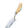 Stainless Steel Transplanter Trowel (classic wood handle)