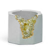 CITRINE GEODE PLANTER