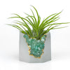 GREEN AVENTURINE GEODE PLANTER