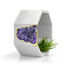 AMETHYST GEODE PLANTER