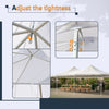 [29X21FT] Extra Large Heavy-Duty Outdoor Waterproof Party, Wedding Tent With Steel Frame