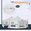 [29X21FT] Extra Large Heavy-Duty Outdoor Waterproof Party, Wedding Tent With Steel Frame