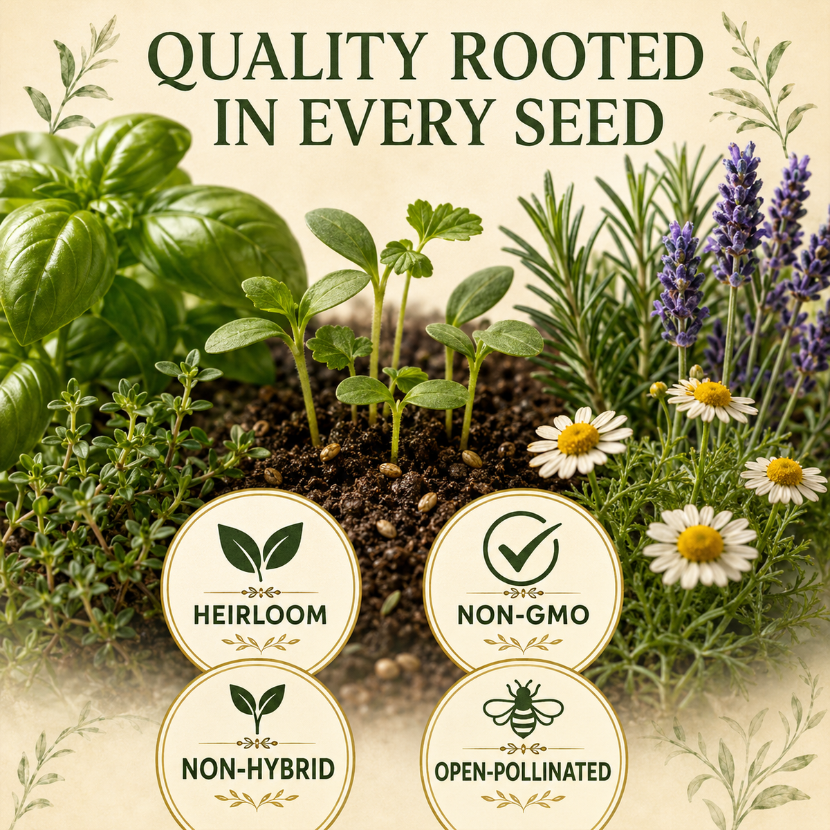 Popular Herb Seeds for Planting – 35 Variety Pack – photo 4