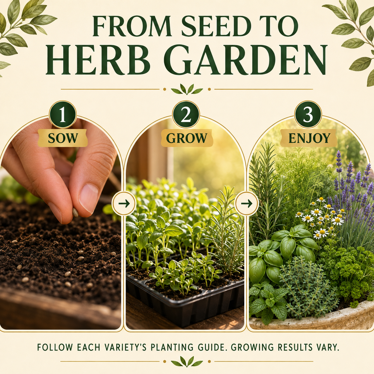 Popular Herb Seeds for Planting – 35 Variety Pack – photo 7