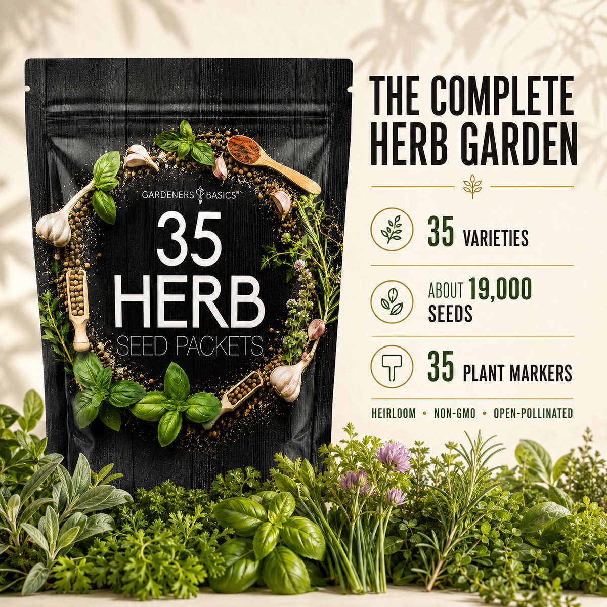 Popular Herb Seeds for Planting – 35 Variety Pack – photo 8