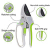 2-in-1 Garden Ratchet Pruning Shears Clippers