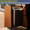 49-Gallon Heavy-Duty Commercial Outdoor Trash Can With Covered Top