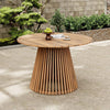 Premium 5-Piece Acacia Wooden Outdoor Furniture Patio Set With Dining Chairs And Table