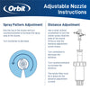 15-ft. Adjustable Pattern Spray Sprinkler Nozzle 10-pack 53079