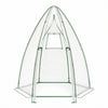 5.5 x 5.5 x 6 Feet Portable Mini Greenhouse with All-Weather PE Cover