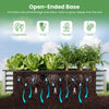 6 x 3 x 1 FT Galvanized Raised Garden Bed with Greenhouse Cover