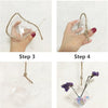 Glass Hanging Planters Indoor Outdoor Plant Pots Water Plant Containers Flower Pots Glass Terrariums Wall Vases 3 Pieces