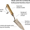 Garden Planting Set - Includes Classic Trowel, Transplanter, Bulb Planter