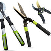 Yard Pruning & Trimming Set - Includes Hedge Shears, Garden Loppers, Pruners