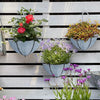 yosager 3 Pack Galvanized Metal Umbrella Wall Planter, Hanging Wall Flower Holder, Succulent Hanger Vase Indoor Outdoor Rustic for Garden Home Wall Decor