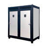 82-Inch Two-Person Portable Outdoor Toilet Cabin With Light, Sink And Fan
