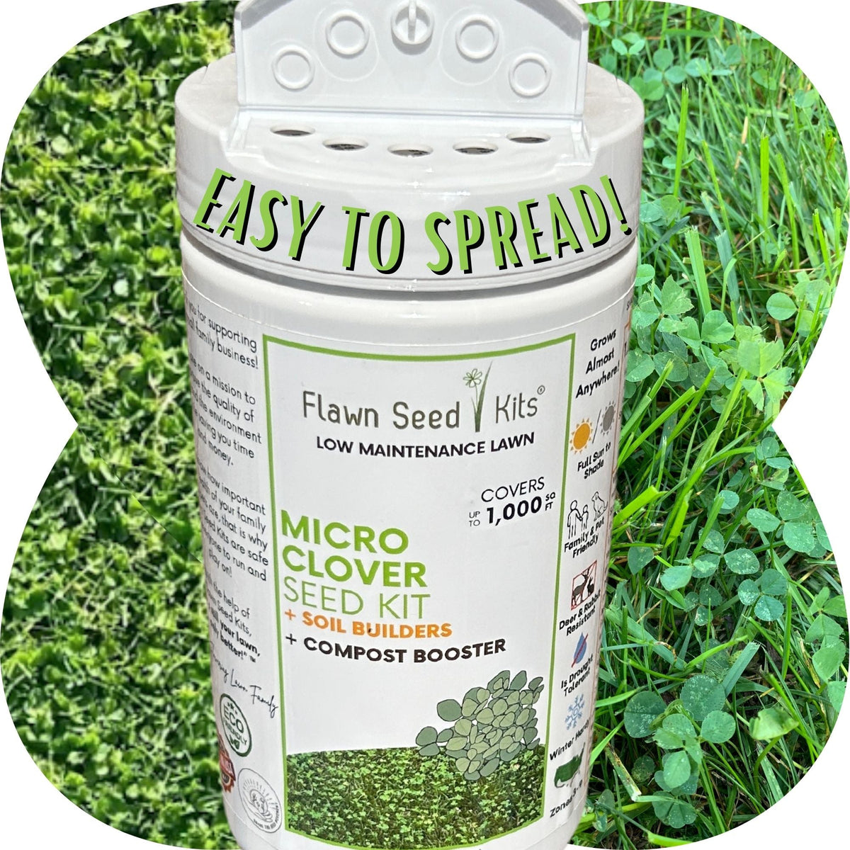 Micro Clover Easy Spread Shaker Seeds – photo 12