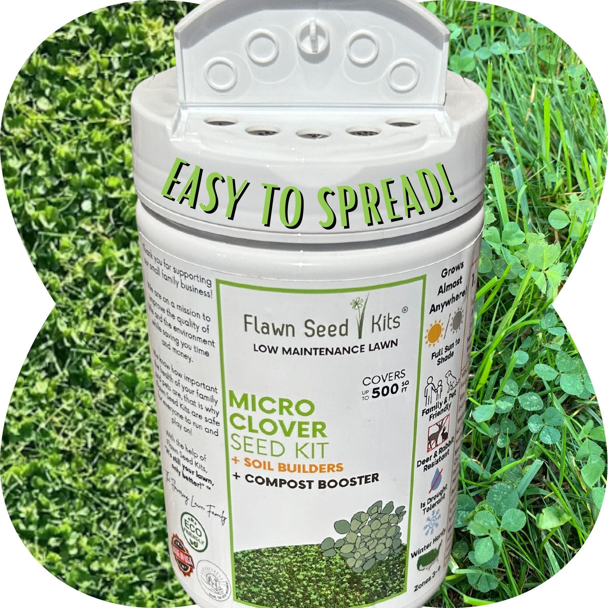 Micro Clover Easy Spread Shaker Seeds – photo 13