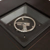 Armstrong 42" Square Basketweave Aluminum Convertible Gas Fire Pit Table – photo 5