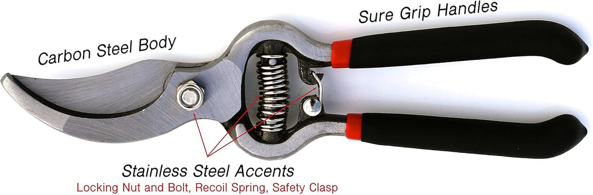 Classic Bypass Pruning Shears Clippers (Black) – photo 4