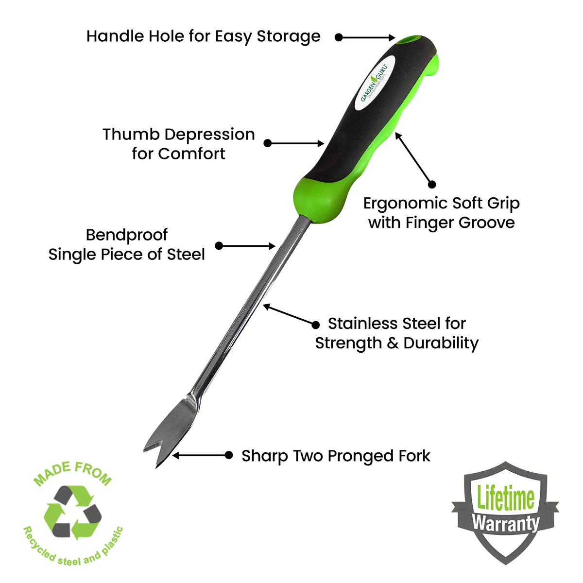 Stainless Steel Garden Dandelion Weeder Tool – photo 3