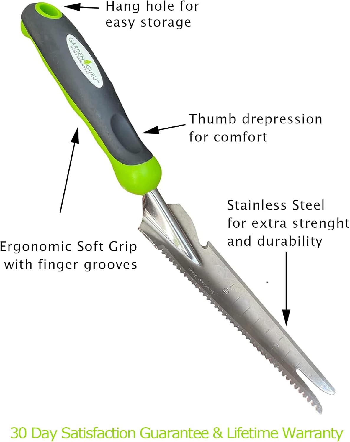 Stainless Steel 5-in-1 Garden Weeder Trowel – photo 3