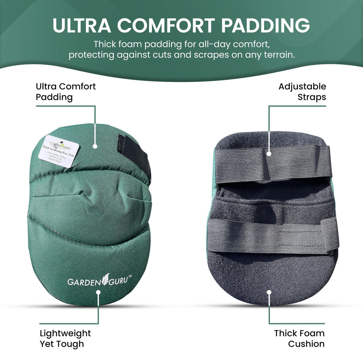 Extra Cushioned Gardening Kneepads – photo 2