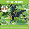 Titanium Soft Grip Garden Pruning Shears Clippers – photo 2