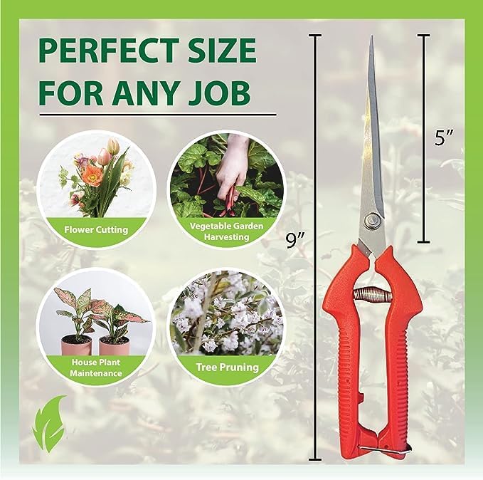Long Blade Garden Pruning Snips Clippers – photo 4