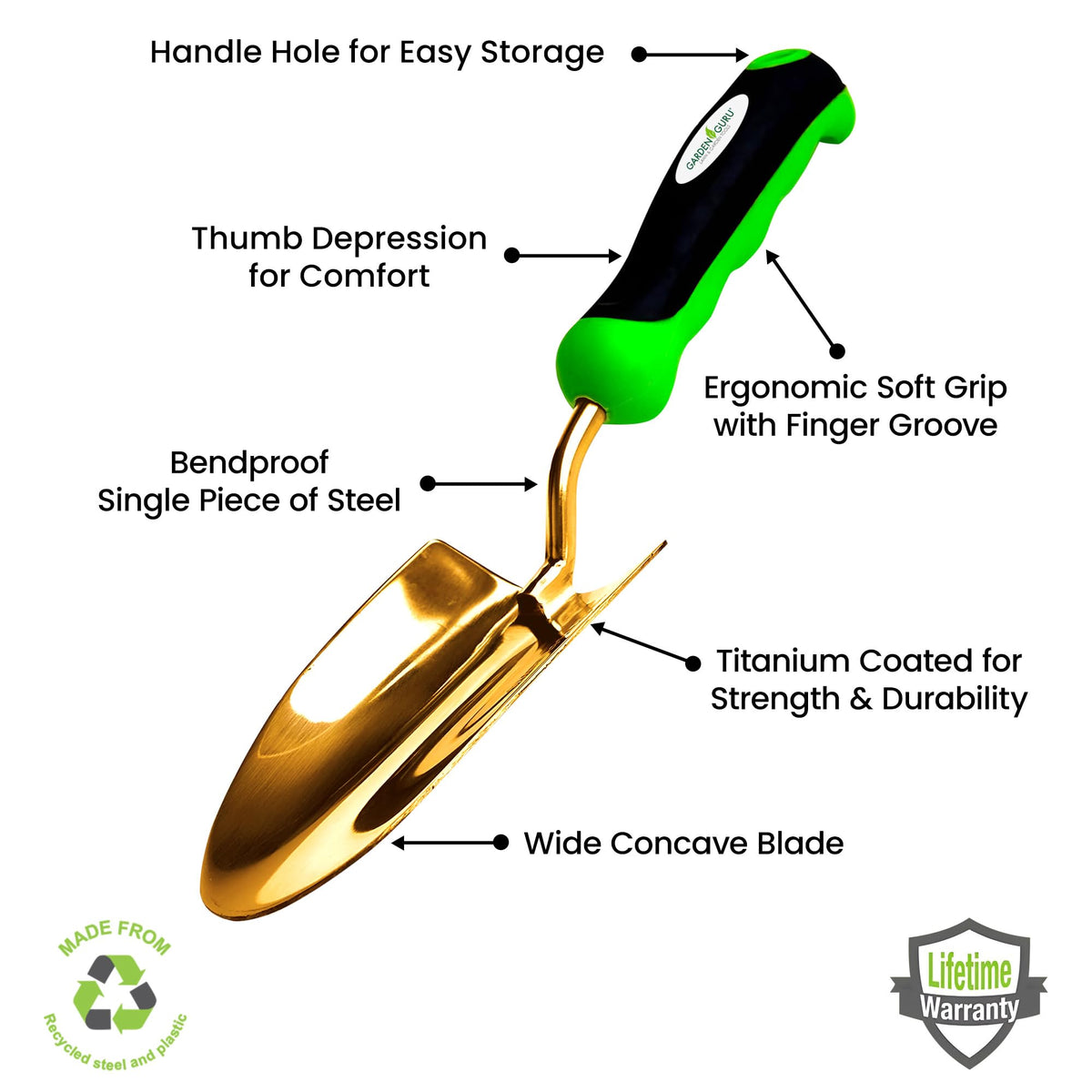 Titanium Garden Trowel – photo 3