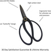 Bonsai Pruning Shears Scissors 180mm